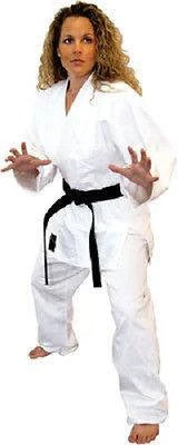 Hayashi Judo Uniform Gi Single Weave Adult & Child Student Sizes 00-7 - White