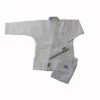 Single Weave Judo Uniform Gi With Belt - White