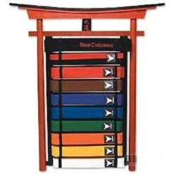Karate Belt Holder Display Wall Mount Martial Arts Rack