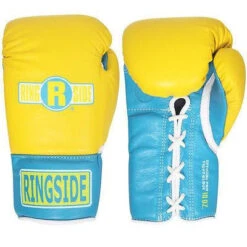 Ringside Boxing Ultimate Pro Fight Gloves - Yellow / Blue