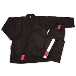 ProForce Gladiator 7.5 Oz. Medium Weight Uniform Gi - Black With White Belt