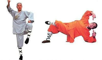 Shaolin Monk Robe Uniform Kung Fu Pants, Socks, Bindings, Meditation Suit 3 Shaolin Monk Robe Uniform Kung Fu Pants, Socks, Bindings, Meditation Suit