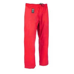ProForce Gladiator 8 Oz. Combat Karate Pants With Back Pocket - Red