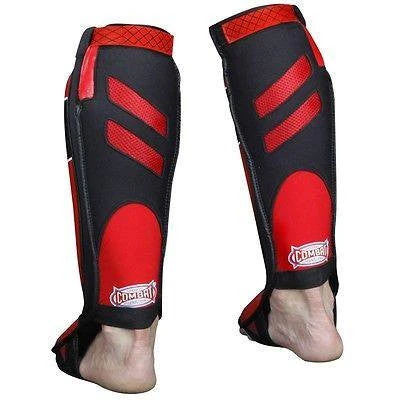 Combat Sports MMA Shin Guards Sparring Instep Kickboxing Muay Thai Red Blue L XL 4 Combat Sports MMA Shin Guards Sparring Instep Kickboxing Muay Thai Red Blue L XL - Image 2