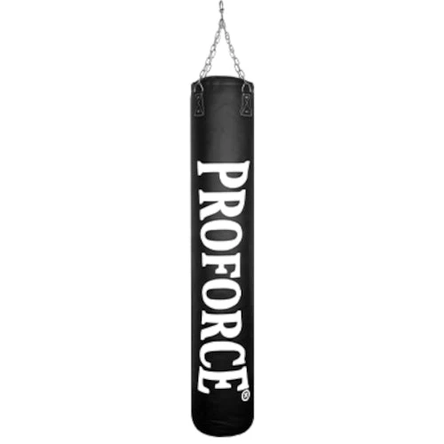 ProForce Ultra Muay Thai Heavy Punching Bag With Chain And Swivel - Filled - Black 3 ProForce Ultra Muay Thai Heavy Punching Bag With Chain And Swivel - Filled - Black