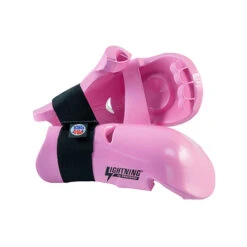 ProForce Lightning Karate Sparring Gloves Punches Kids Youth And Adult - Pink