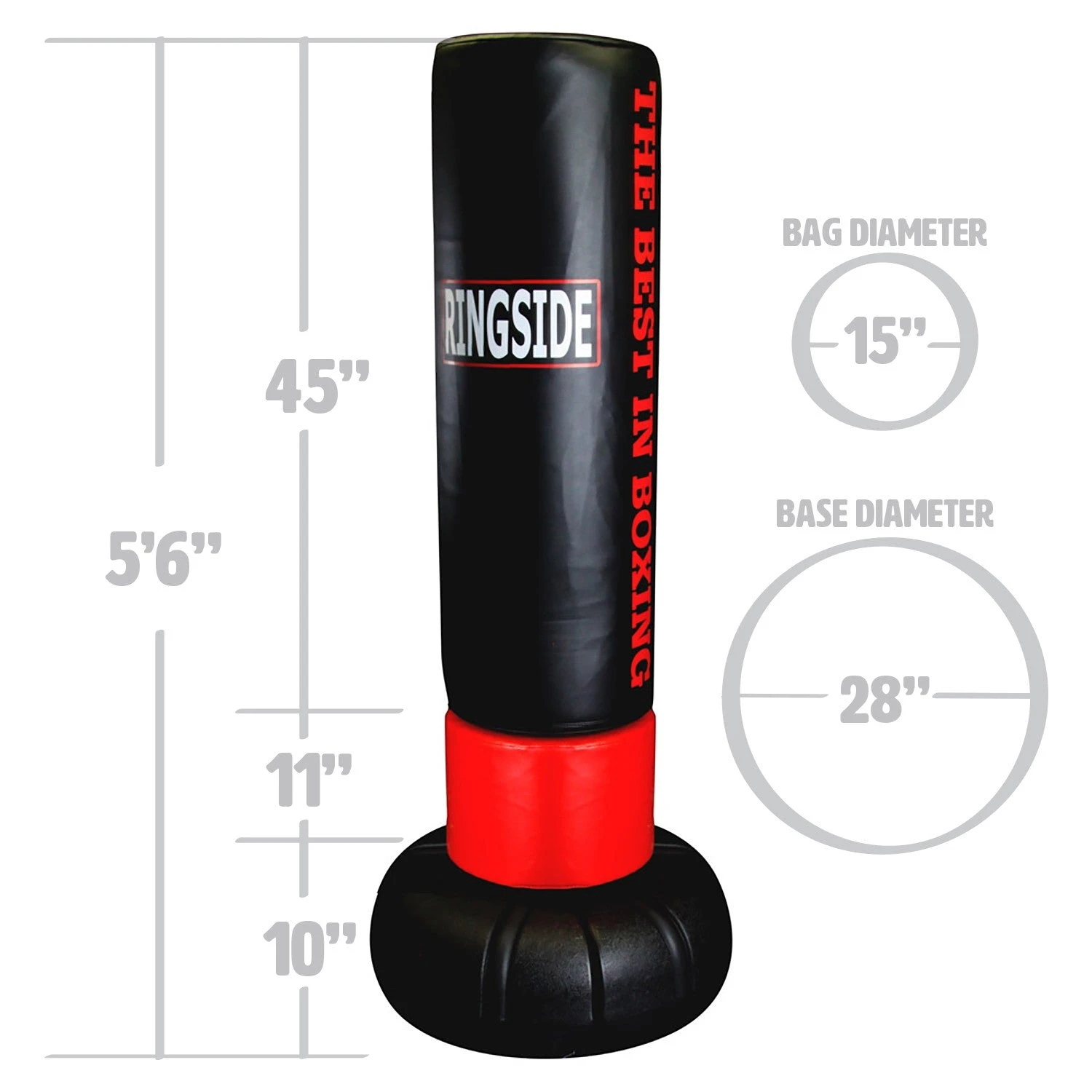 Ringside Free-Standing Fitness Punching Bag 4 Ringside Free-Standing Fitness Punching Bag - Image 2