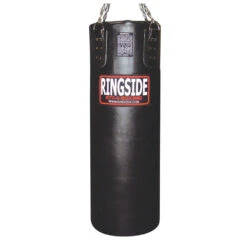 Ringside Soft Filled Leather 65 Lb Heavy Bag With Chain And Swivel