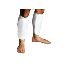 ProForce Cloth Sparring Shin Guards - White