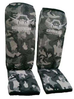 Martial Arts Armory Elastic Cloth Shin Guards - Camo