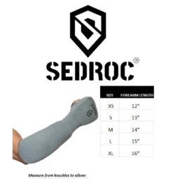 Sedroc Elite Fist And Forearm Guards Padded Arm Sleeves With Knuckle Protection - Pair 11 Sedroc Elite Fist And Forearm Guards Padded Arm Sleeves With Knuckle Protection - Pair -Sedrocsports Shop sedroc gray fist forearm guards size chart