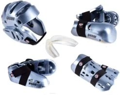 Proforce Lightning Sparring Gear Set Martial Arts Karate Headgear Gloves Shoes Shin Guards 10 Proforce Lightning Sparring Gear Set Martial Arts Karate Headgear Gloves Shoes Shin Guards -Sedrocsports Shop sparring gear silver