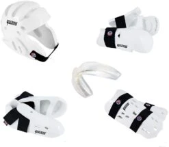 Proforce Lightning Sparring Gear Set Martial Arts Karate Headgear Gloves Shoes Shin Guards 11 Proforce Lightning Sparring Gear Set Martial Arts Karate Headgear Gloves Shoes Shin Guards -Sedrocsports Shop sparring gear white
